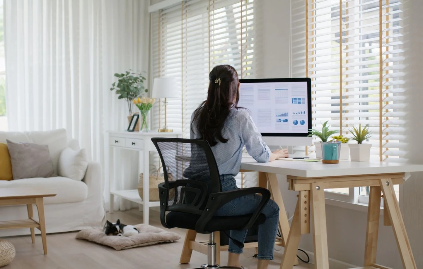 Quatre conseils pour télétravailler de façon optimale.