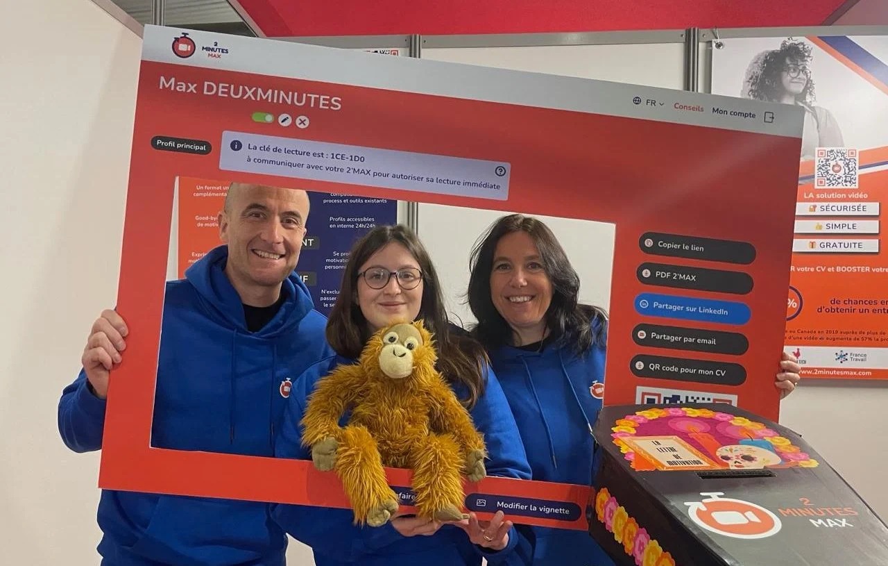 « 2 Minutes Max », la start-up d’un père et de sa fille qui révolutionne le recrutement vidéo !