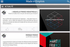 Une application pour soutenir l'emploi "made in France"