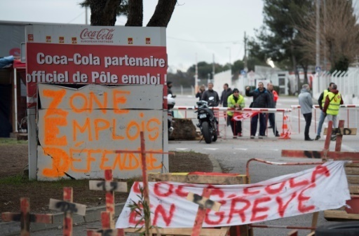 Coca Cola: 24e jour de blocage à l'usine des Pennes-Mirabeau